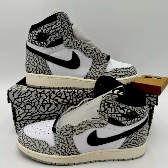 🖤🐘 Nike Air Jordan Retro High OG Elephant Print 🐘🖤